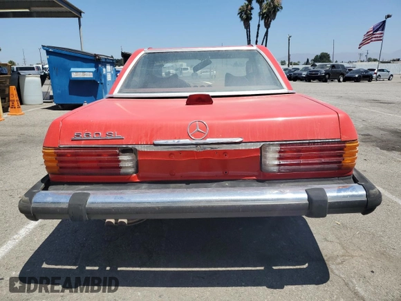 1979 Mercedes-Benz SL with VIN 10704412052399, listed as a Copart auction lot 63044135 with 162,284 mi miles and Salvage title. Bid and sale history available at DreamBid. Image 6.