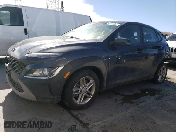 2022 Hyundai Kona SE with VIN KM8K2CAB5NU901686, listed as a Copart auction lot 46124735 with 40,748 mi miles and Salvage Title. Bid and sale history available at carsss.com. Image 1.