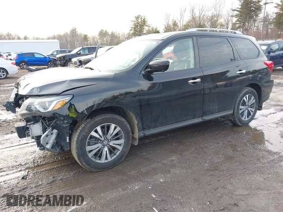 2017 Nissan Pathfinder SV with VIN 5N1DR2MM9HC633277, listed as a IAAI auction lot 41697958 with 51,891 mi miles. Bid and sale history available at carsss.com. Image 21.