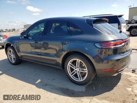 2021 Porsche Macan with VIN WP1AA2A5XMLB06210, listed as a Copart auction lot 58085225 with 38,015 mi miles and Salvage title. Bid and sale history available at DreamBid. Image 2.