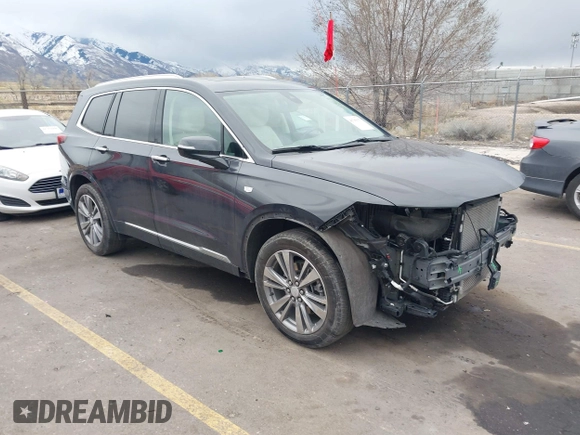 2022 Cadillac XT6 Premium Luxury with VIN 1GYKPDRS3NZ135129, listed as a IAAI auction lot 41789037 with 25,607 mi miles. Bid and sale history available at carsss.com. Image 1.