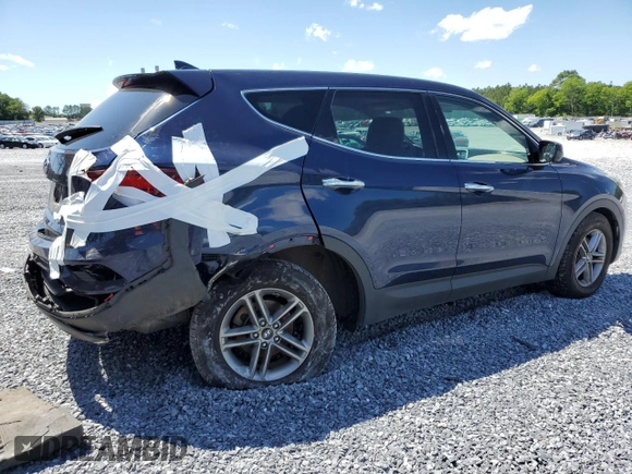 2017 Hyundai Santa Fe 2.4L z VIN 5XYZT3LB2HG496566, wystawiony jako Copart lot #57759925 z przebiegiem 129 094 mil mil oraz Szkoda całkowita • Salvage title. Historia ofert i sprzedaży dostępna na DreamBid. Obrazek 3.