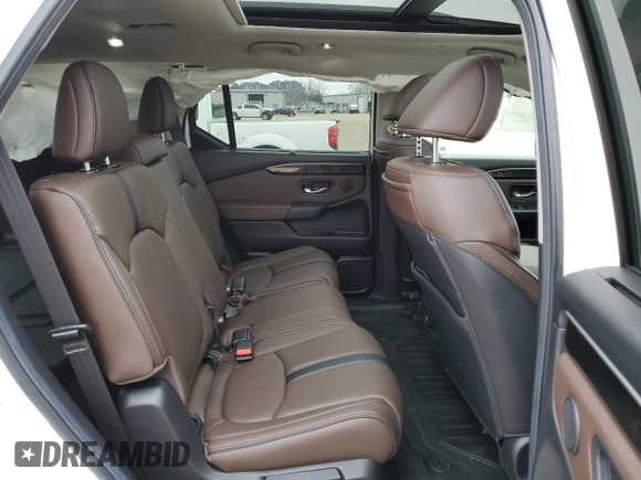 2025 Honda Pilot Elite with VIN 5FNYG1H82SB058680, listed as a Copart auction lot 42996425 with 9,890 mi miles and Salvage Title. Bid and sale history available at DreamBid. Image 11.