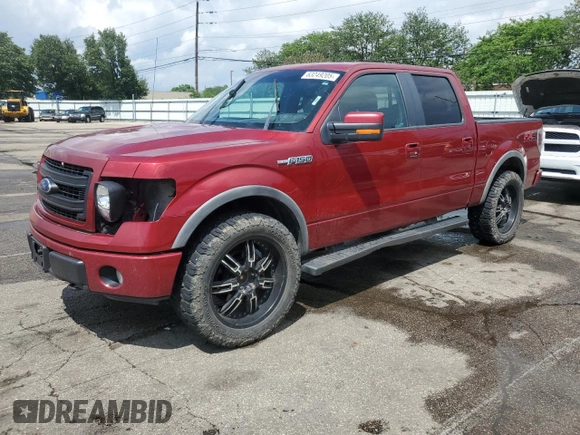 2014 Ford F-150 XL with VIN 1FTFW1EF9EKF99259, listed as a Copart auction lot 63249205 with 210,224 mi miles and Clean title. Bid and sale history available at DreamBid. Image 1.