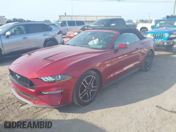 2019 Ford Mustang GT Premium with VIN 1FATP8FFXK5171451, listed as a IAAI auction lot 42211513 with 43,027 mi miles and . Bid and sale history available at DreamBid. Image 17.