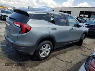 2024 GMC Terrain SLE with VIN 3GKALTEG1RL377931, listed as a Copart auction lot 51220535 with 0 mi miles and Salvage Title. Bid and sale history available at carsss.com. Image 3.