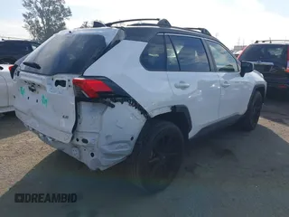 2020 Toyota RAV4 LE with VIN JTMH1RFV1LD048496, listed as a IAAI auction lot 41478595 with 66,610 mi miles. Bid and sale history available at carsss.com. Image 4.