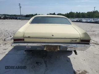 1968 Chevrolet Malibu с VIN 136378B205994, выставлен на аукционе Copart как лот 63202004 с пробегом Не указан миль и На запчасти • Non repairable. История ставок и продаж доступна на DreamBid. Изображение 6.