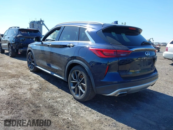 2019 Infiniti QX50 Essential with VIN 3PCAJ5M3XKF100419, listed as a IAAI auction lot 42105217 with 66,474 mi miles and . Bid and sale history available at DreamBid. Image 3.