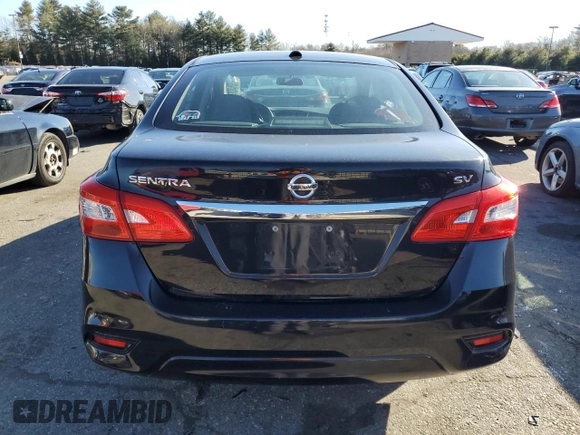 2018 Nissan Sentra SV with VIN 3N1AB7AP4JL624636, listed as a Copart auction lot 48145335 with 114,516 mi miles and Salvage Title. Bid and sale history available at DreamBid. Image 6.