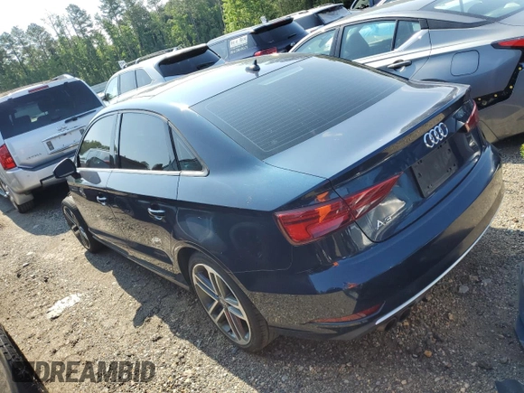 2018 Audi A3 Premium with VIN WAUAUGFF9J1039255, listed as a Copart auction lot 60853674 with 112,943 mi miles and Salvage Title. Bid and sale history available at DreamBid. Image 2.