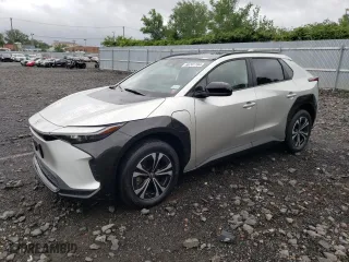 2023 Toyota bZ4X XLE with VIN JTMABACA6PA029693, listed as a Copart auction lot 66741184 with 1,437 mi miles and Salvage Title. Bid and sale history available at carsss.com. Image 1.