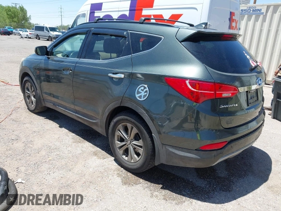 2014 Hyundai Santa Fe with VIN 5XYZUDLB9EG169614, listed as a IAAI auction lot 42208166 with 139,103 mi miles and . Bid and sale history available at DreamBid. Image 3.
