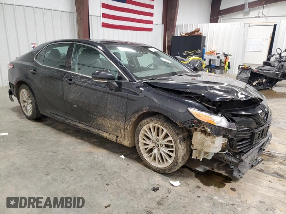 2019 Toyota Camry LE with VIN 4T1B11HK5KU169553, listed as a Copart auction lot 48195595 with 74,429 mi miles and Salvage Title. Bid and sale history available at carsss.com. Image 4.