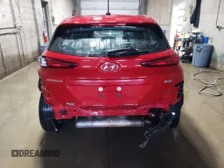 2021 Hyundai Kona SE with VIN KM8K1CAA4MU739039, listed as a Copart auction lot 48421685 with 84,657 mi miles and Salvage Title. Bid and sale history available at carsss.com. Image 6.
