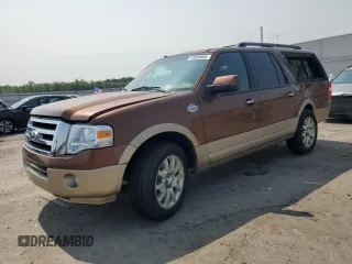 2011 Ford Expedition Max XLT with VIN 1FMJK1J54BEF30830, listed as a Copart auction lot 60080055 with 119,906 mi miles and Salvage title. Bid and sale history available at DreamBid. Image 1.