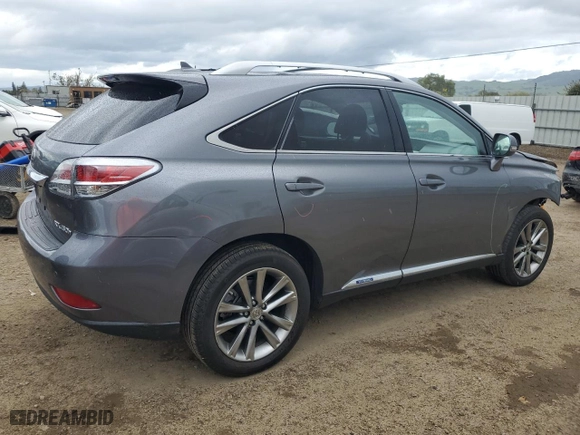 2013 Lexus RX 450h with VIN JTJBC1BA0D2067006, listed as a Copart auction lot 51347385 with 96,766 mi miles and Salvage Title. Bid and sale history available at carsss.com. Image 3.