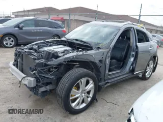 2012 Infiniti FX35 with VIN JN8AS1MW1CM152650, listed as a IAAI auction lot 41277543 with 1 mi miles. Bid and sale history available at carsss.com. Image 19.