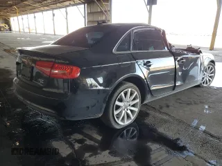 2013 Audi A4 Premium Plus with VIN WAUFFAFLXDN039927, listed as a Copart auction lot 53650065 with 0 mi miles and Salvage Title. Bid and sale history available at carsss.com. Image 3.