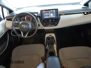 2021 Toyota Corolla SE with VIN 5YFM4MCE8MP071382, listed as a Copart auction lot 42647305 with 55,258 mi miles and Salvage Title. Bid and sale history available at carsss.com. Image 8.
