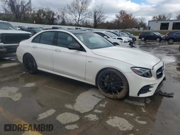 2017 Mercedes-Benz E-Class AMG E 43 with VIN WDDZF6EB6HA176940, listed as a Copart auction lot 78618414 with 45,558 mi miles and Salvage Title. Bid and sale history available at carsss.com. Image 4.