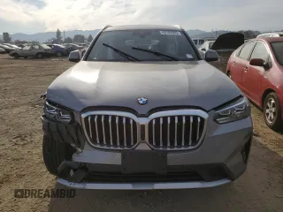 2024 BMW X3 xDrive30i with VIN 5UX53DP00R9W73386, listed as a Copart auction lot 42703305 with 6,861 mi miles and Salvage Title. Bid and sale history available at carsss.com. Image 5.