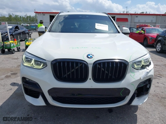 2021 BMW X3 M40i with VIN 5UXTY9C04M9G46876, listed as a IAAI auction lot 41965573 with 112,893 mi miles. Bid and sale history available at carsss.com. Image 12.