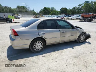 2005 Honda Civic LX z VIN 2HGES16535H505625, wystawiony jako Copart lot #54874055 z przebiegiem 134 341 mil mil oraz Szkoda całkowita • Salvage title. Historia ofert i sprzedaży dostępna na DreamBid. Obrazek 3.