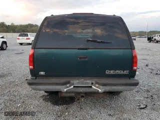 1995 Chevrolet Tahoe with VIN 1GNEK13K6SJ451263, listed as a Copart auction lot 73680184 with 189,013 mi miles and Salvage Title. Bid and sale history available at carsss.com. Image 6.
