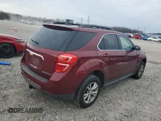 2016 Chevrolet Equinox LT with VIN 2GNALCEK9G6226974, listed as a Copart auction lot 45970575 with Not Provided miles and Salvage Title. Bid and sale history available at DreamBid. Image 3.