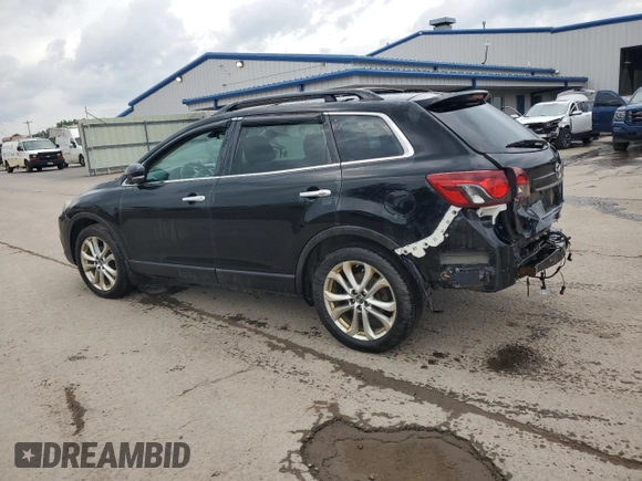 2013 Mazda CX-9 Grand Touring with VIN JM3TB3DV8D0412257, listed as a Copart auction lot 62766335 with 117,345 mi miles and Salvage title. Bid and sale history available at DreamBid. Image 2.