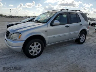 1999 Mercedes-Benz M-Class with VIN 4JGAB72E3XA101226, listed as a Copart auction lot 78209094 with 0 mi miles and Salvage Title. Bid and sale history available at carsss.com. Image 1.