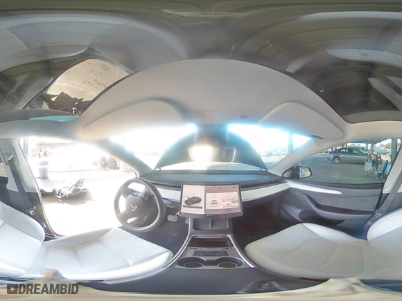 2023 Tesla Model Y Long Range with VIN 7SAYGDEE3PF938230, listed as a Copart auction lot 47883385 with 28,461 mi miles and Salvage Title. Bid and sale history available at carsss.com. Image 12.