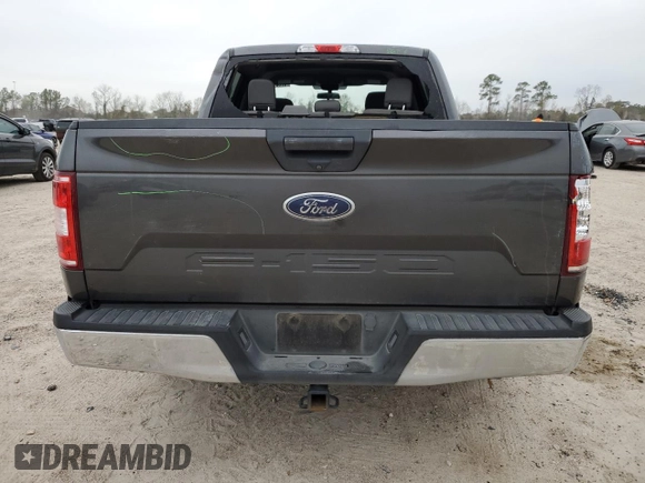 2020 Ford F-150 XL with VIN 1FTEW1CB1LKD56067, listed as a Copart auction lot 87887395 with 106,980 mi miles and Salvage Title. Bid and sale history available at carsss.com. Image 6.