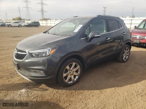 2017 Buick Encore Premium with VIN KL4CJDSB6HB019968, listed as a Copart auction lot 77191134 with 91,980 mi miles and Salvage Title. Bid and sale history available at carsss.com. Image 1.