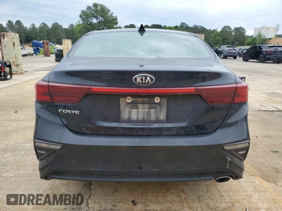 2021 Kia Forte LXS with VIN 3KPF24AD8ME401838, listed as a Copart auction lot 55129195 with 123,247 mi miles and Salvage title. Bid and sale history available at DreamBid. Image 6.