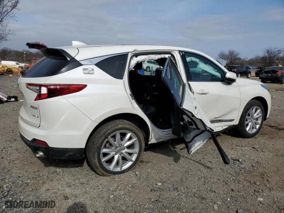 2019 Acura RDX with VIN 5J8TC2H32KL032854, listed as a Copart auction lot 49135305 with 52,156 mi miles and Salvage Title. Bid and sale history available at carsss.com. Image 3.