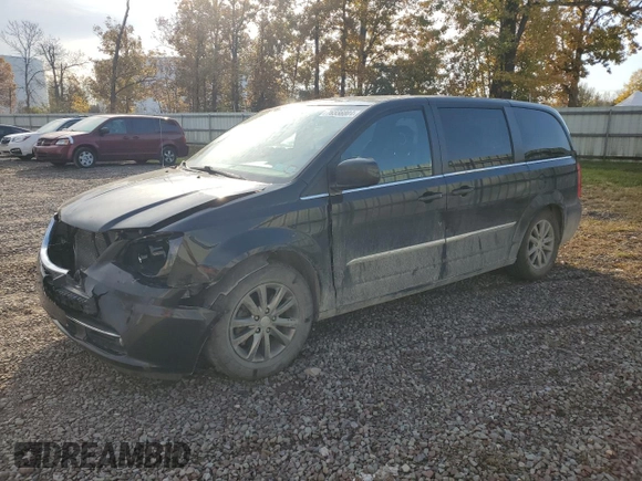 2016 Chrysler Town & Country S with VIN 2C4RC1HG1GR232709, listed as a Copart auction lot 76556804 with 128,518 mi miles and Salvage Title. Bid and sale history available at carsss.com. Image 1.