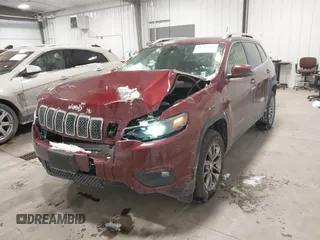 2019 Jeep Cherokee Latitude Plus with VIN 1C4PJMLB6KD465474, listed as a IAAI auction lot 41563058 with 74,680 mi miles. Bid and sale history available at carsss.com. Image 6.
