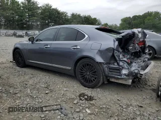 2013 Lexus LS 460 with VIN JTHCL5EF9D5018860, listed as a Copart auction lot 62862525 with 85,094 mi miles and Salvage title. Bid and sale history available at DreamBid. Image 2.
