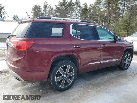 2018 GMC Acadia Denali with VIN 1GKKNXLS5JZ142670, listed as a Copart auction lot 45827935 with 87,660 mi miles and Salvage title. Bid and sale history available at DreamBid. Image 3.