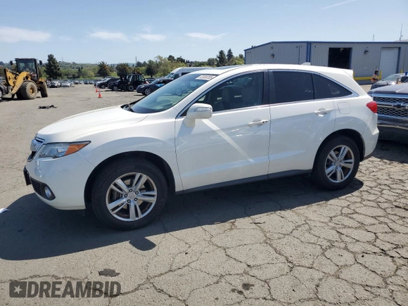 2013 Acura RDX Tech Pkg with VIN 5J8TB3H52DL002380, listed as a Copart auction lot 52009355 with 126,342 mi miles and Salvage Title. Bid and sale history available at carsss.com. Image 1.