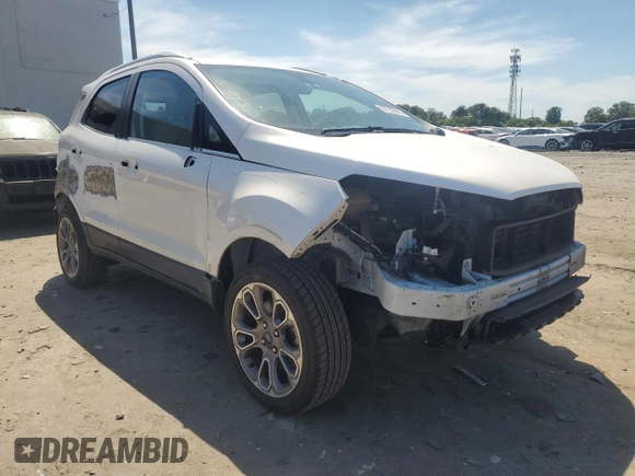 2018 Ford EcoSport Titanium z VIN MAJ6P1WL6JC171564, wystawiony jako Copart lot #57250695 z przebiegiem 63 805 mil mil oraz Szkoda całkowita • Salvage title. Historia ofert i sprzedaży dostępna na DreamBid. Obrazek 4.