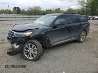 2020 Ford Explorer XLT z VIN 1FMSK7DH3LGB38960, wystawiony jako Copart lot #50380225 z przebiegiem 96 539 mil mil oraz Szkoda całkowita • Salvage title. Historia ofert i sprzedaży dostępna na DreamBid. Obrazek 1.