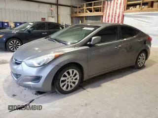 2013 Hyundai Elantra GLS with VIN 5NPDH4AE8DH186374, listed as a Copart auction lot 48047475 with 182,594 mi miles and Salvage title. Bid and sale history available at DreamBid. Image 1.