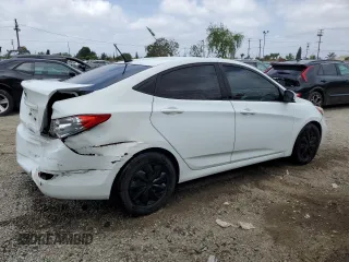 2012 Hyundai Accent GLS z VIN KMHCT4AE4CU217517, wystawiony jako Copart lot #56701165 z przebiegiem 174 463 mil mil oraz Szkody całkowita. Historia ofert i sprzedaży dostępna na DreamBid. Obrazek 3.