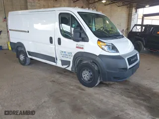 2021 Ram ProMaster Cargo Van with VIN 3C6LRVAG9ME521265, listed as a IAAI auction lot 41742552 with 47,020 mi miles. Bid and sale history available at carsss.com. Image 1.