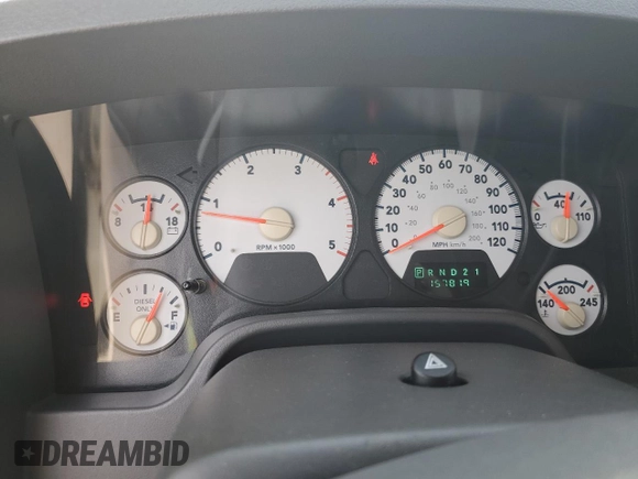 2006 Dodge 2500 SLT z VIN 1D7KS28C76J149088, wystawiony jako Copart lot #58035905 z przebiegiem 157 819 mil mil oraz Szkoda całkowita • Salvage title. Historia ofert i sprzedaży dostępna na DreamBid. Obrazek 9.