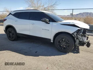 2021 Chevrolet Blazer LT with VIN 3GNKBDR41MS510296, listed as a Copart auction lot 43761245 with 47,009 mi miles and Salvage title. Bid and sale history available at DreamBid. Image 4.