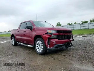 2020 Chevrolet Silverado 1500 Custom with VIN 3GCPWBEH6LG115807, listed as a Copart auction lot 54143865 with 107,807 mi miles and Salvage Title. Bid and sale history available at DreamBid. Image 14.